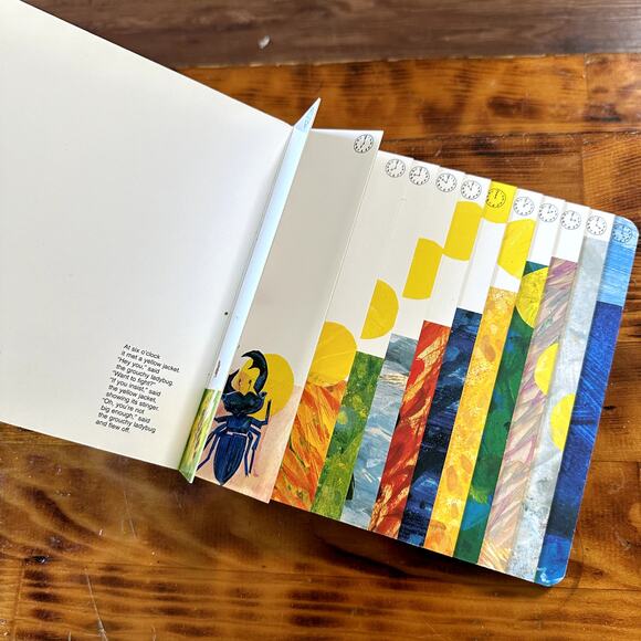 Vintage 1999 Eric Carle The Grouchy Ladybug Baby Board Book - Picture 5 of 10